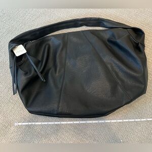 Free People Black Large Slouchy Bag